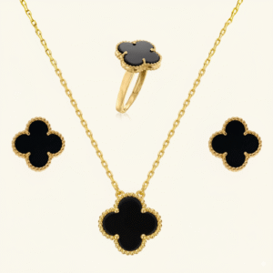 clover jewellery set