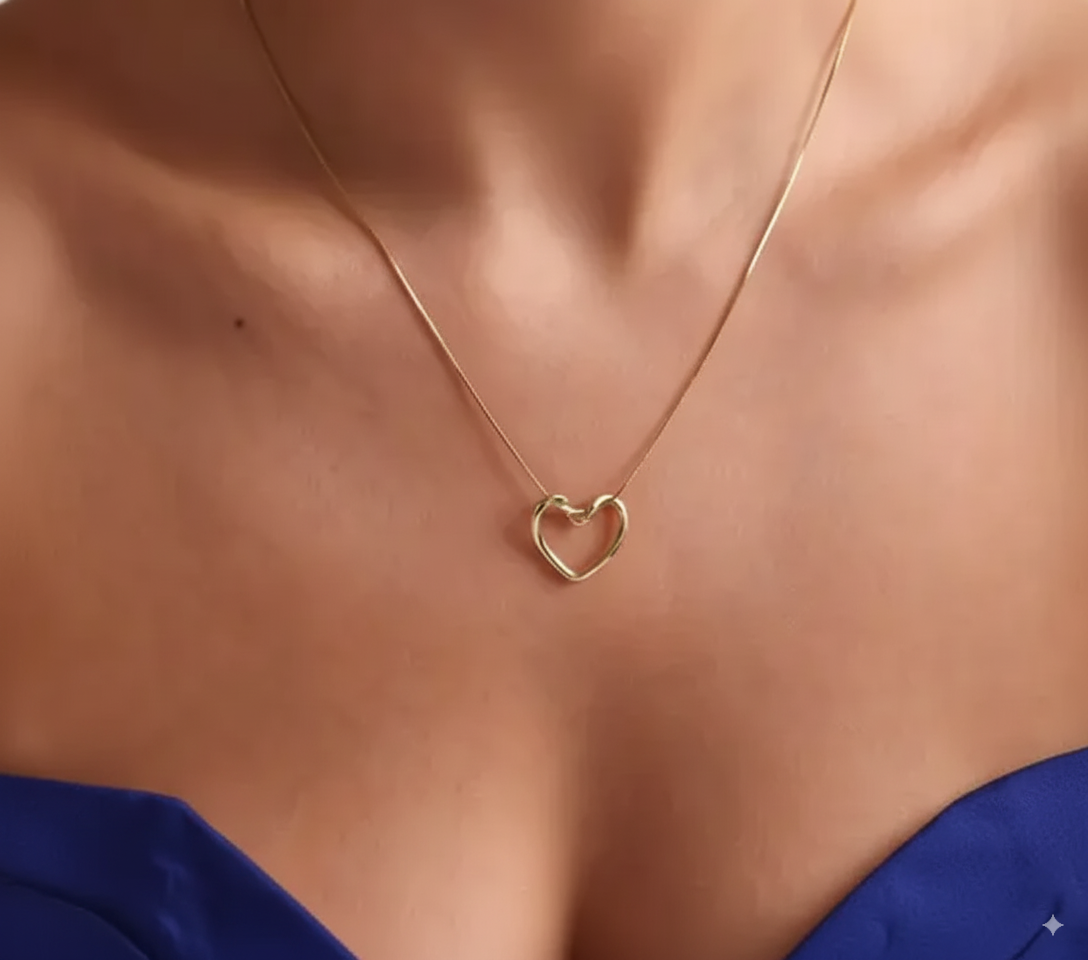 Heart Pendant Necklace for Women - Image 3