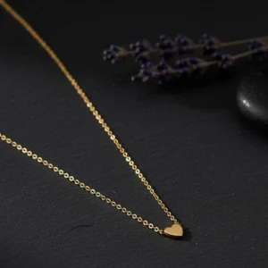 Gold Heart Shap Necklace