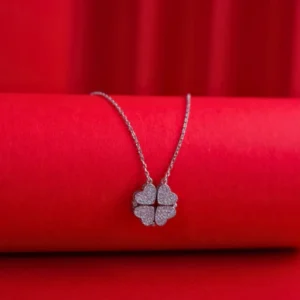 Silver Four Heart Foldable Pendant